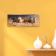 Load image into Gallery viewer, Sunset Running Horse 80x30cm(canvas) full round drill diamond painting
