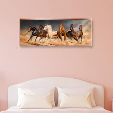 Load image into Gallery viewer, Sunset Running Horse 80x30cm(canvas) full round drill diamond painting
