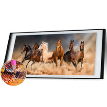 Load image into Gallery viewer, Sunset Running Horse 80x30cm(canvas) full round drill diamond painting
