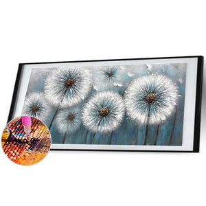 Dandelion In Car 80x40cm(canvas) full round drill diamond painting