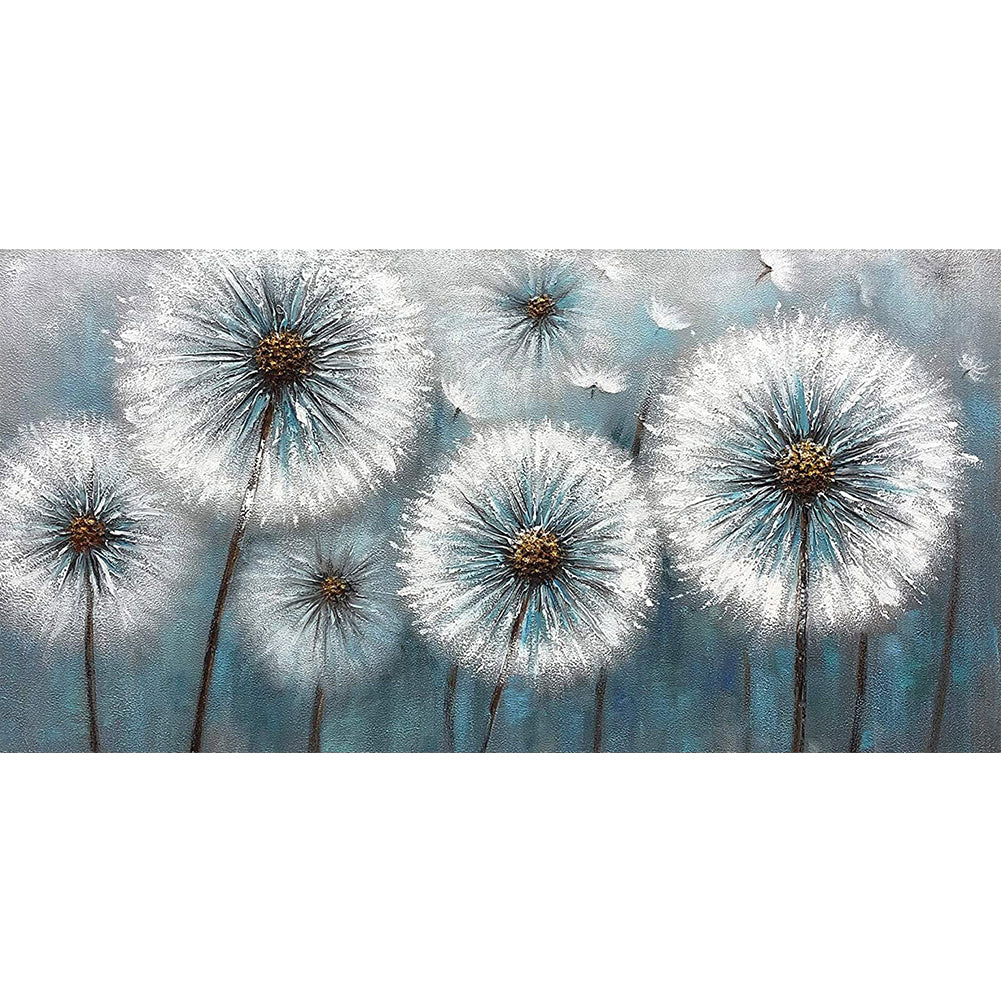 Dandelion In Car 80x40cm(canvas) full round drill diamond painting