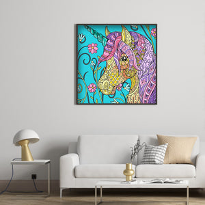 Unicorn 30x30cm(canvas) partial special shaped drill diamond painting
