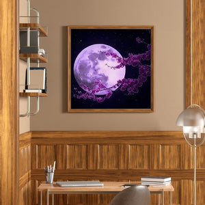 Moon Tree 30x30cm(canvas) full round drill diamond painting