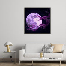 Load image into Gallery viewer, Moon Tree 30x30cm(canvas) full round drill diamond painting
