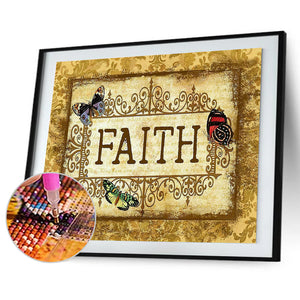 Word 40x30cm(canvas) full round drill diamond painting