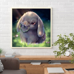 Rabbit 30x30cm(canvas) full square drill diamond painting