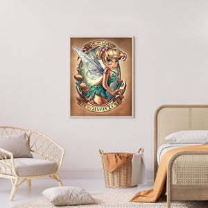 Girl 30x40cm(canvas) full square drill diamond painting