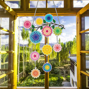 DIY Applique Diamond Wall Hanging Acrylic Door Window Pendant (Mandala)
