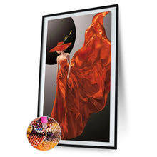 Load image into Gallery viewer, Women 40x80cm(canvas) full round drill diamond painting
