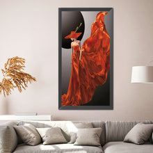 Load image into Gallery viewer, Women 40x80cm(canvas) full round drill diamond painting
