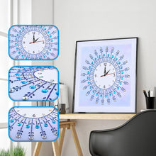 Load image into Gallery viewer, Simple Flower Clock Part Drill Special Shape Diamond DIY 5D Gifts (DZ067)
