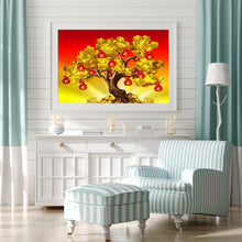 Load image into Gallery viewer, Money Tree 40x30cm(canvas) full round drill diamond painting
