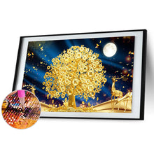 Load image into Gallery viewer, Money Tree 50x30cm(canvas) full round drill diamond painting
