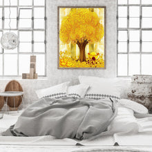 Load image into Gallery viewer, Money Tree 50x65cm(canvas) full round drill diamond painting
