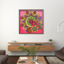 Load image into Gallery viewer, Mandala 30x30cm(canvas) full crystal drill diamond painting
