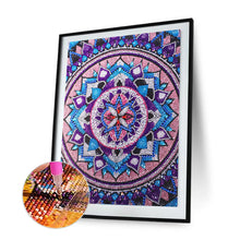 Load image into Gallery viewer, Mandala 30x40cm(canvas) full crystal drill diamond painting
