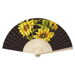 Sunflower - Painting By Numbers Folding Fan