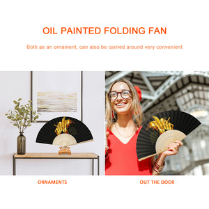 Lily - Painting By Numbers Folding Fan