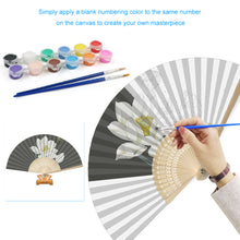 Load image into Gallery viewer, Lotus - Painting By Numbers Folding Fan
