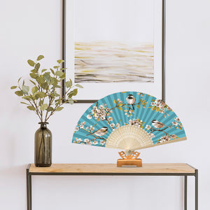 Flowers & Birds - Painting By Numbers Folding Fan