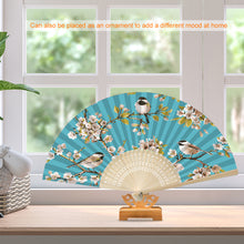 Load image into Gallery viewer, Flowers &amp; Birds - Painting By Numbers Folding Fan
