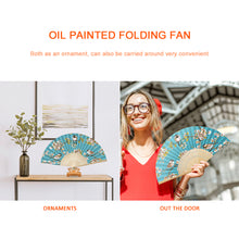 Load image into Gallery viewer, Flowers &amp; Birds - Painting By Numbers Folding Fan
