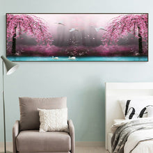 Load image into Gallery viewer, Goose &amp; Tree 80x30cm(canvas) full round drill diamond painting
