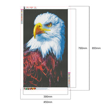 Load image into Gallery viewer, Eagle 45x75cm(canvas) full round drill diamond painting
