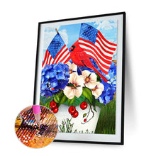 Load image into Gallery viewer, Independence Day 30x40cm(canvas) full square drill diamond painting
