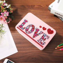 Load image into Gallery viewer, DIY Rhinestone Drawing Tissue Box Diamond Painting Paper Case (ZJ003 Pink)
