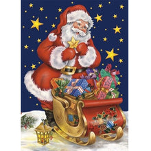 Load image into Gallery viewer, Santa Claus 30x45cm(canvas) full round drill diamond painting
