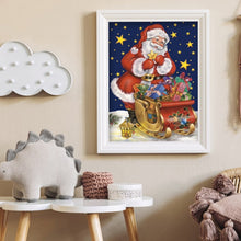 Load image into Gallery viewer, Santa Claus 30x45cm(canvas) full round drill diamond painting
