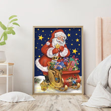 Load image into Gallery viewer, Santa Claus 30x45cm(canvas) full round drill diamond painting
