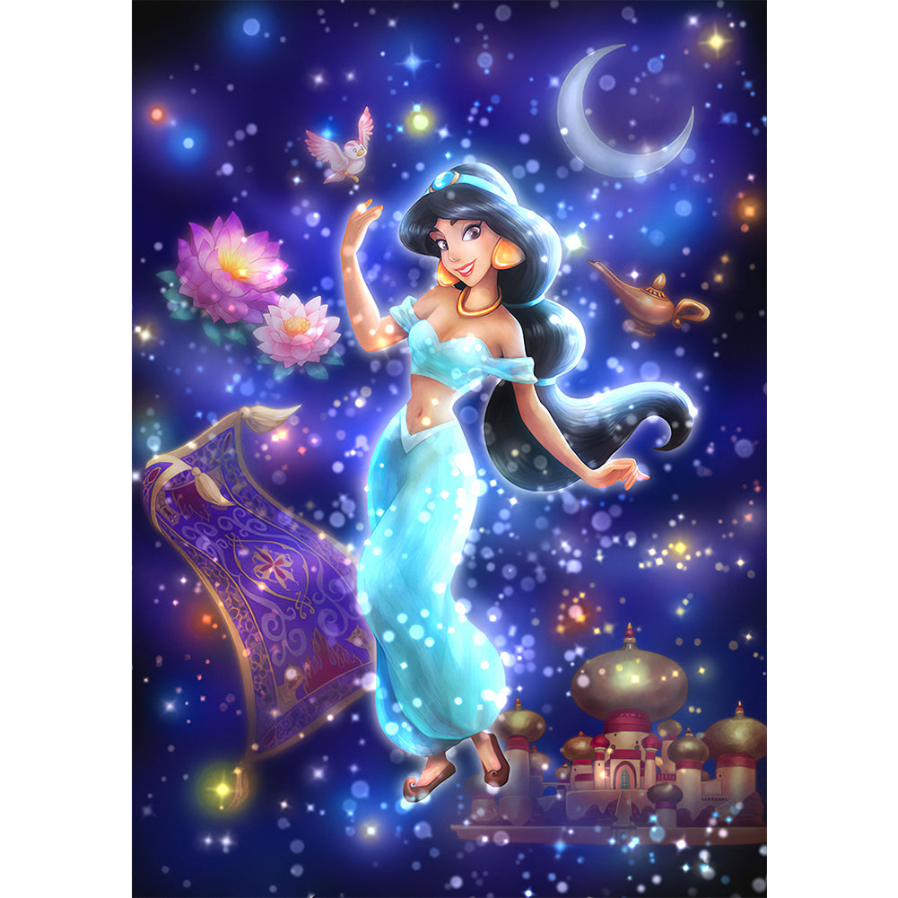 Princess 30x40cm(canvas) full round drill diamond painting