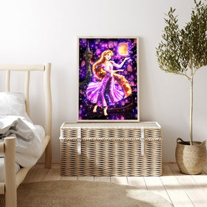 Princess 30x40cm(canvas) full round drill diamond painting