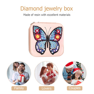 DIY 5D Rhinestone Jewelry Storage Box Special Shape Diamond Case (BOX001)