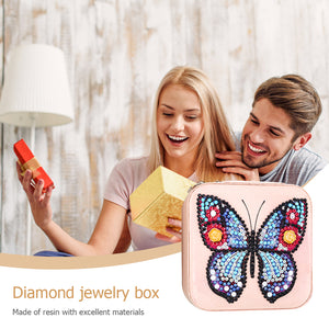 DIY 5D Rhinestone Jewelry Storage Box Special Shape Diamond Case (BOX001)