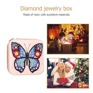 DIY 5D Rhinestone Jewelry Storage Box Special Shape Diamond Case (BOX001)