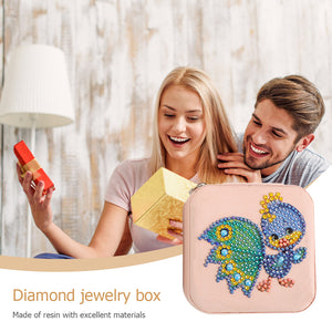 DIY 5D Rhinestone Jewelry Storage Box Special Shape Diamond Case (BOX002)