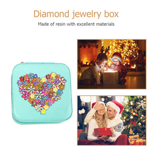 DIY 5D Rhinestone Jewelry Storage Box Special Shape Diamond Case (BOX006)
