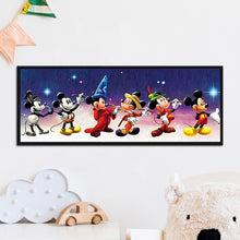 Load image into Gallery viewer, Mickey Mouse 80x30cm(canvas) full round drill diamond painting
