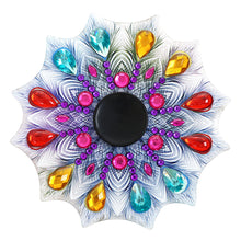 Load image into Gallery viewer, AB Double Sided Drill Fingertip Spinner Crystal Colorful Mandala Spinning
