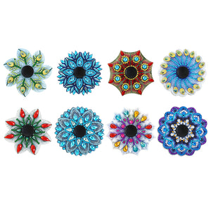 AB Double Sided Drill Fingertip Spinner Crystal Colorful Mandala Spinning