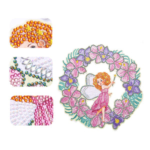 5D DIY Diamond Painting Wreath - Fairy