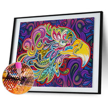 Load image into Gallery viewer, Luminous Eagle 40x30cm(canvas) partial special shaped drill diamond painting
