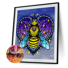 Load image into Gallery viewer, Caring Bee 30x40cm(canvas) full round drill diamond painting
