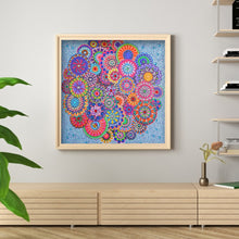 Load image into Gallery viewer, Special Mandala 30x30cm(canvas) full special shaped crystal drill diamond painting
