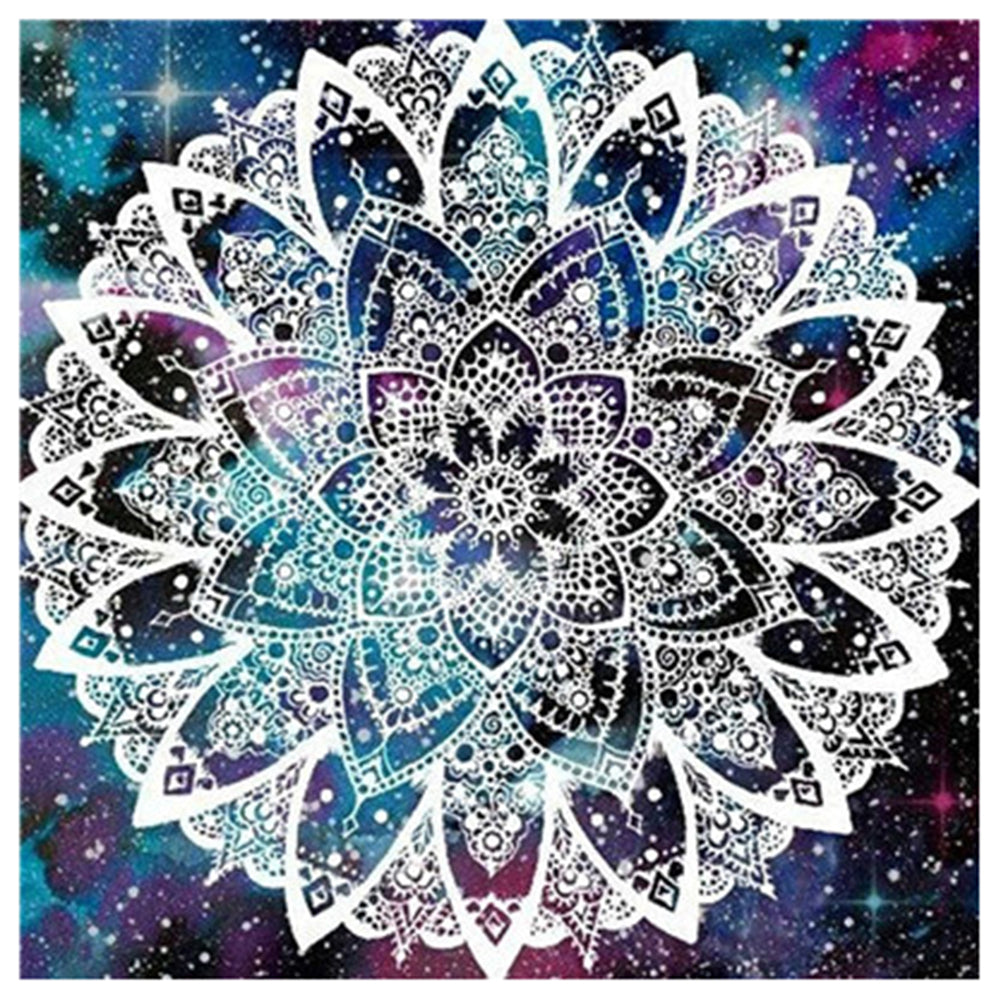 Mandala 40x40cm(canvas) full square drill diamond painting