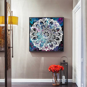 Mandala 40x40cm(canvas) full square drill diamond painting