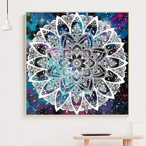 Mandala 40x40cm(canvas) full square drill diamond painting